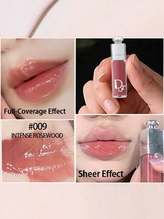 Dior غلوس مكبر الشفاه روزوود مغذي وخفيف الوزن 2 مل