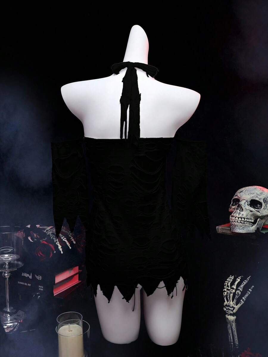 SHEIN Fantasy Costume ملابس داخلية مثيرة غير متماثلة