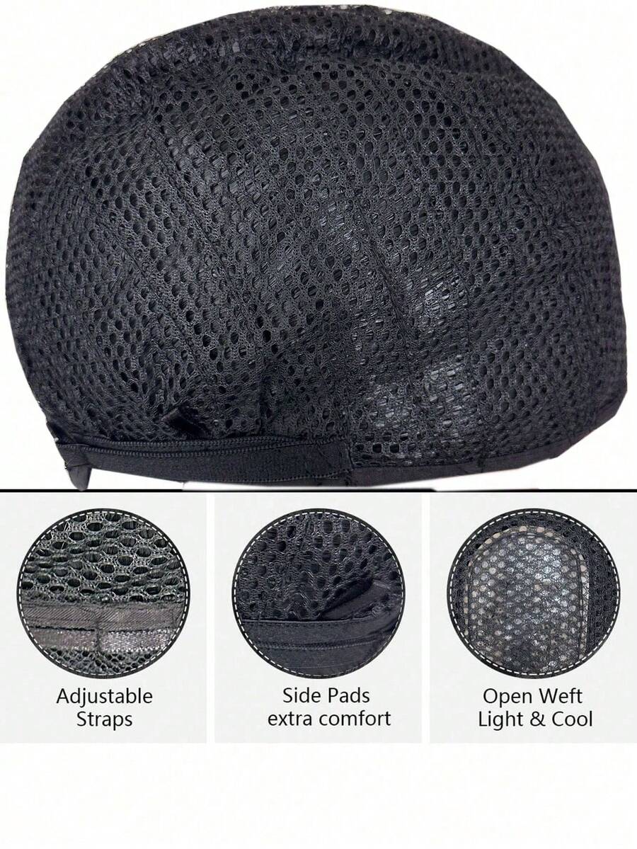 SHEIN باروكة صناعية طويلة سوداء 28 بوصة مقاومة للحرارة