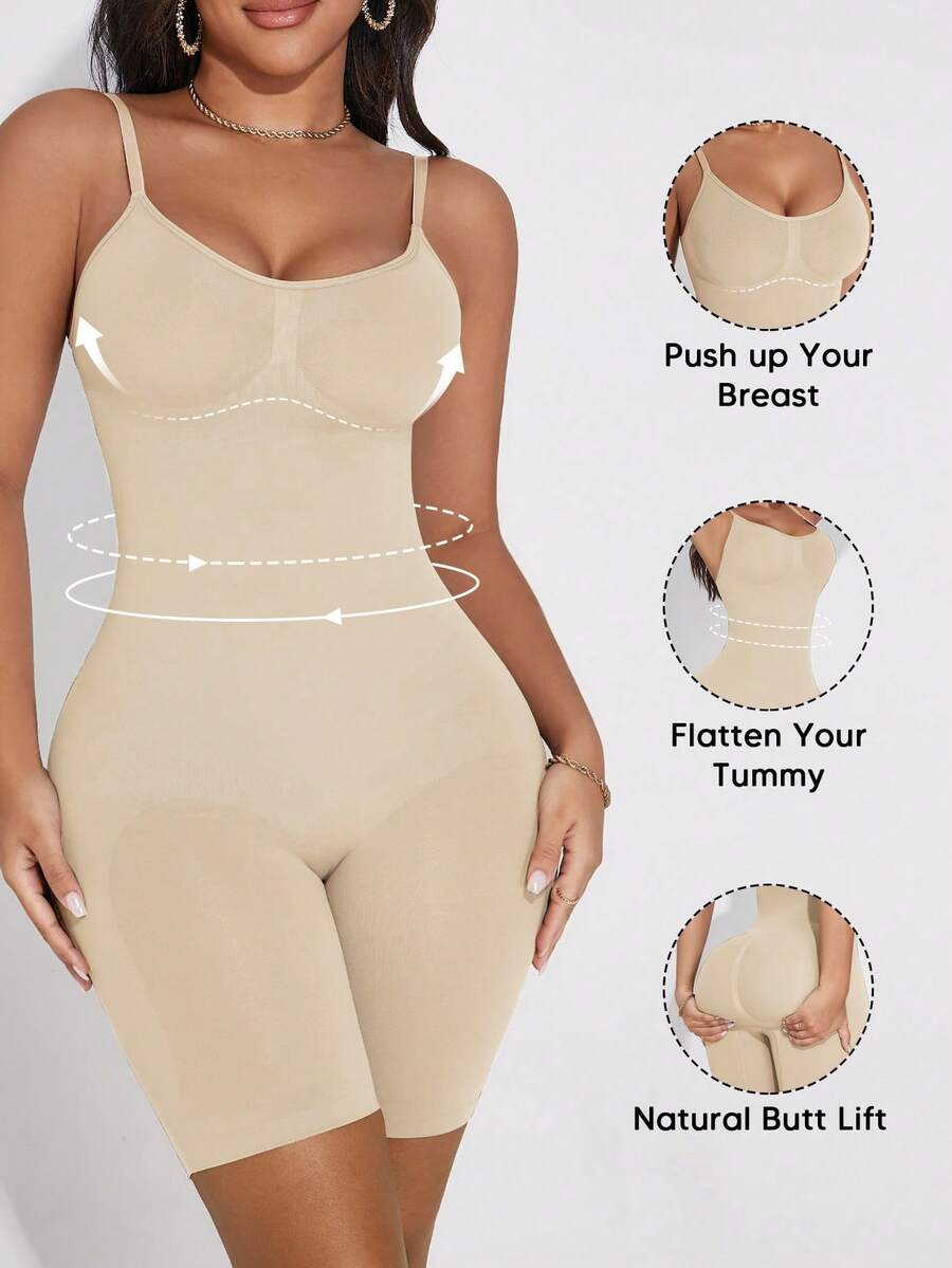 SHEIN Suprenx بدلة نسائية لتشكيل الجسم ورفع الصدر وتنحيف الخصر ورفع الأرداف