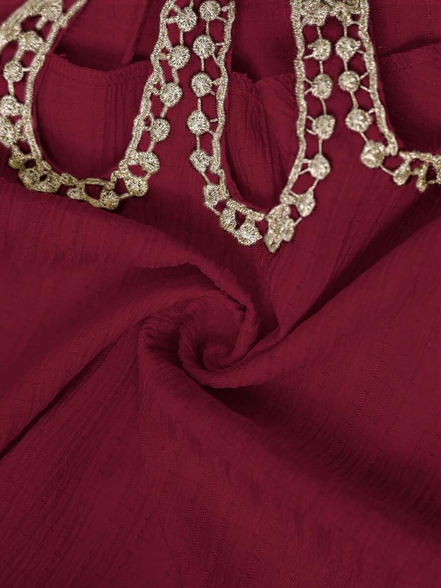 SHEIN Al Najma فستان ماكسي تركي وعباءة عربية تقليدية