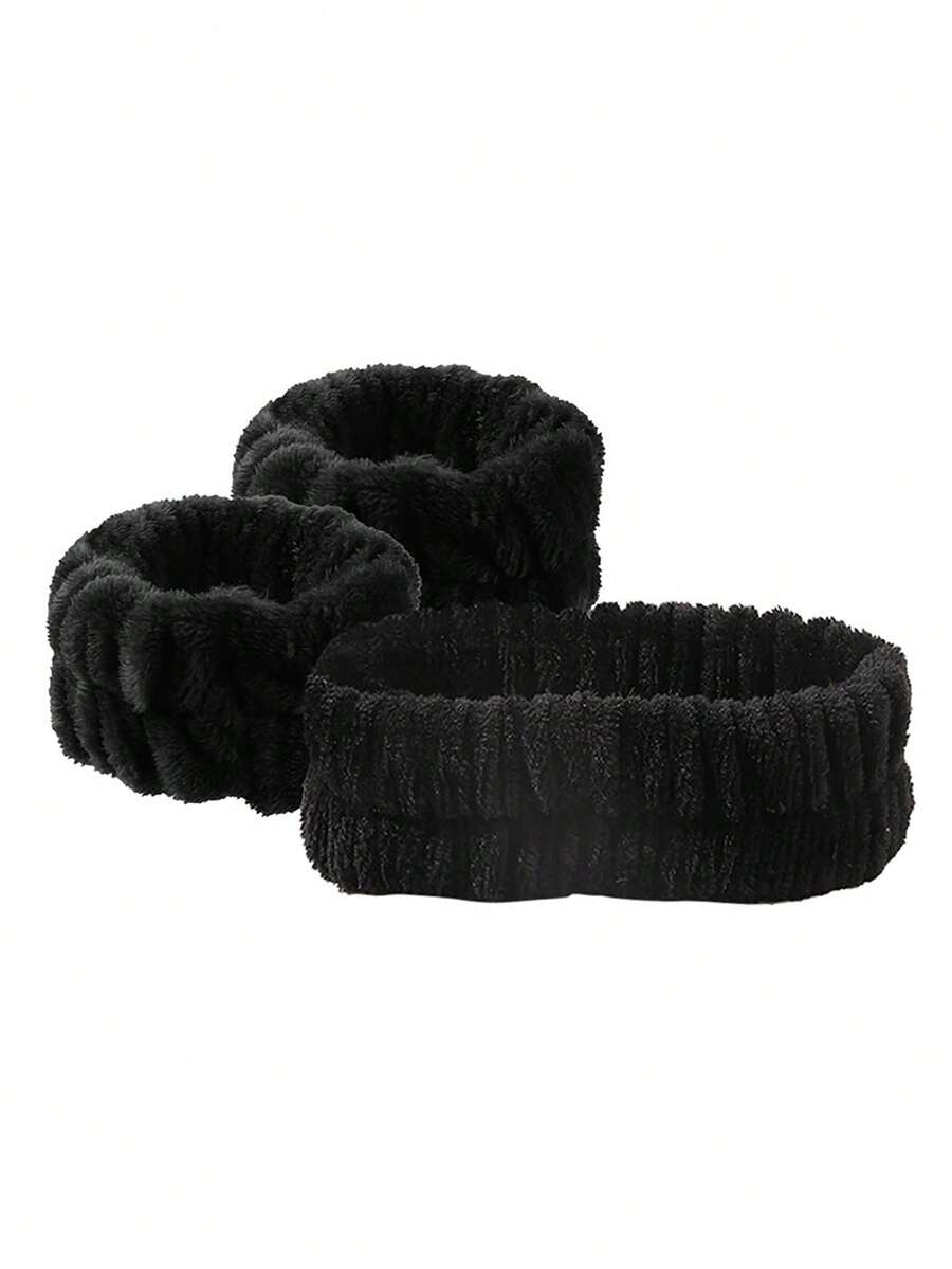 SHEIN طقم 4 في 1 للوجه والشعر وشريط الرأس للعناية بالبشرة