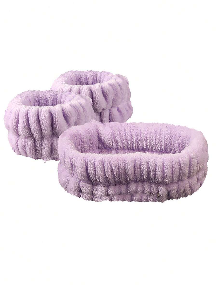 SHEIN طقم 4 في 1 للوجه والشعر وشريط الرأس للعناية بالبشرة