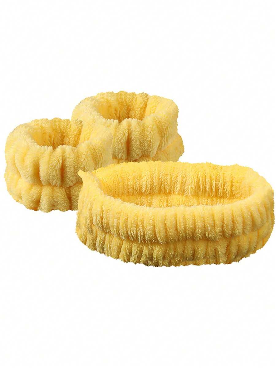 SHEIN طقم 4 في 1 للوجه والشعر وشريط الرأس للعناية بالبشرة