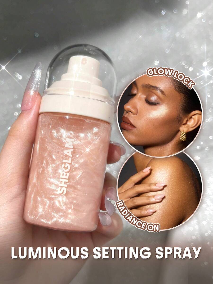 SHEGLAM Light Me Up بخاخ تثبيت مضيء