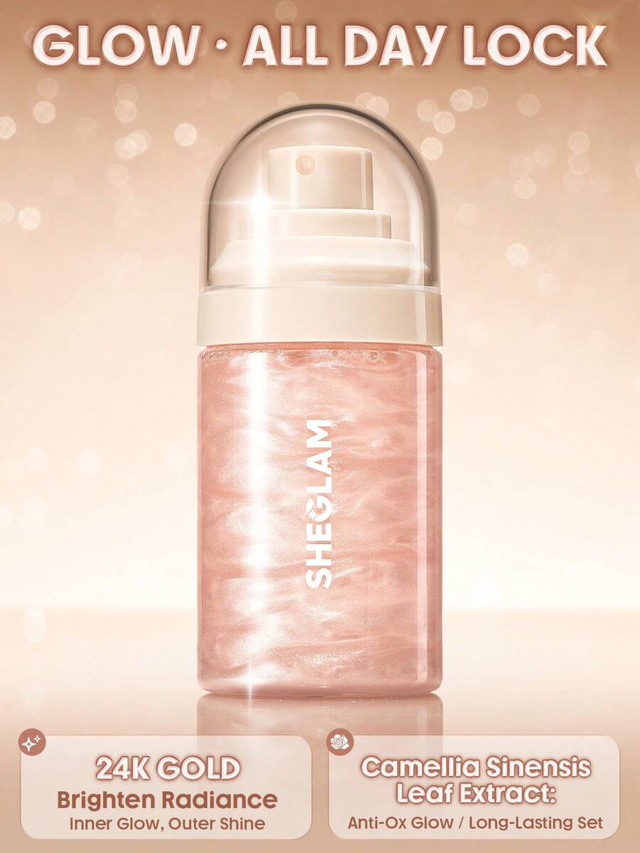 SHEGLAM Light Me Up بخاخ تثبيت مضيء