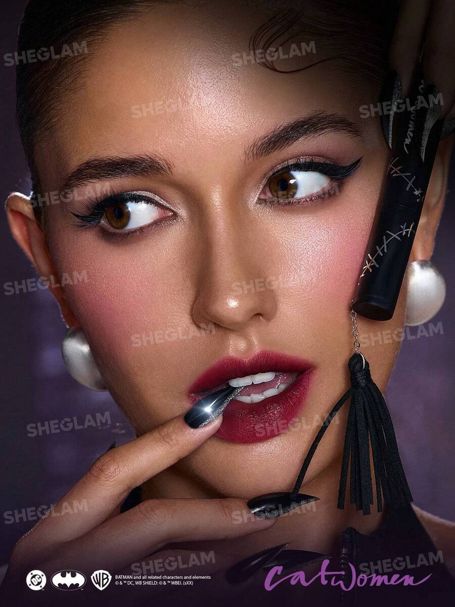 SHEGLAM  CATWOMAN High Stakes صبغة شفاه قابلة للتقشير روج تنت