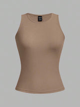 SHEIN EZwear طقم 4 قطع توبات نسائية محززة ضيقة
