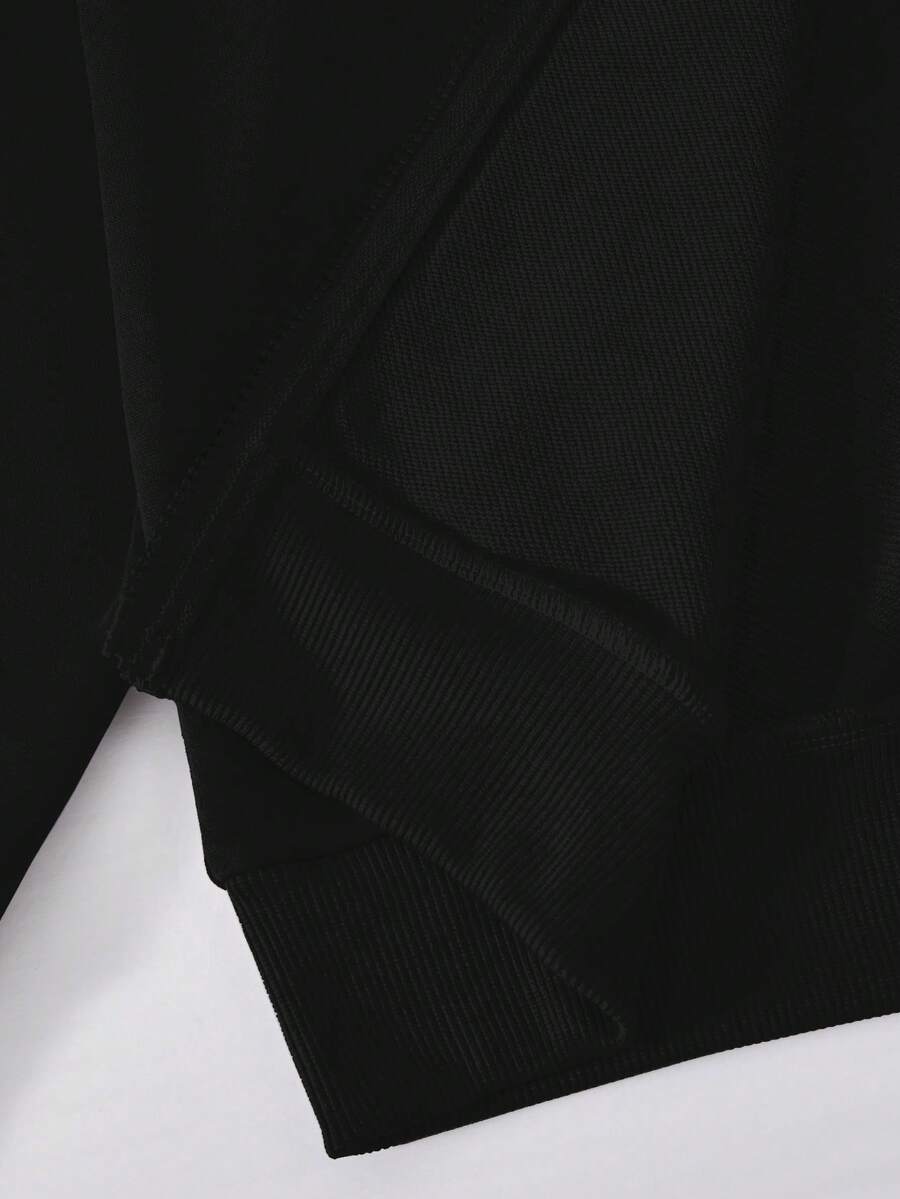 SHEIN Sparklyn طقم 3 قطع ملابس بنات كاجوال هودي مطبوع وبنطلون خصر مطاطي