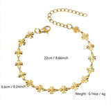 SHEIN سوار بوهيمي ستانلس ستيل