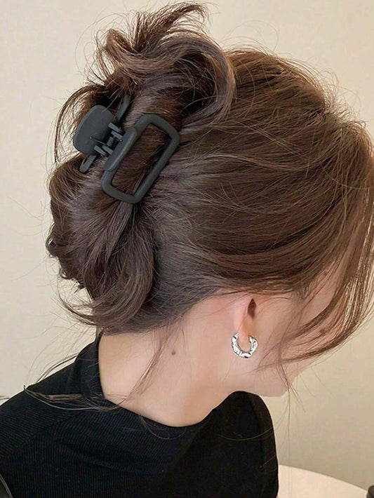 SHEIN طقم 4 قطع مشابك شعر سيليكون ناعمة غير خدشة بألوان متعددة