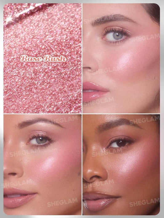SHEGLAM Buttery Bling Rose Rush هايلايتر لون