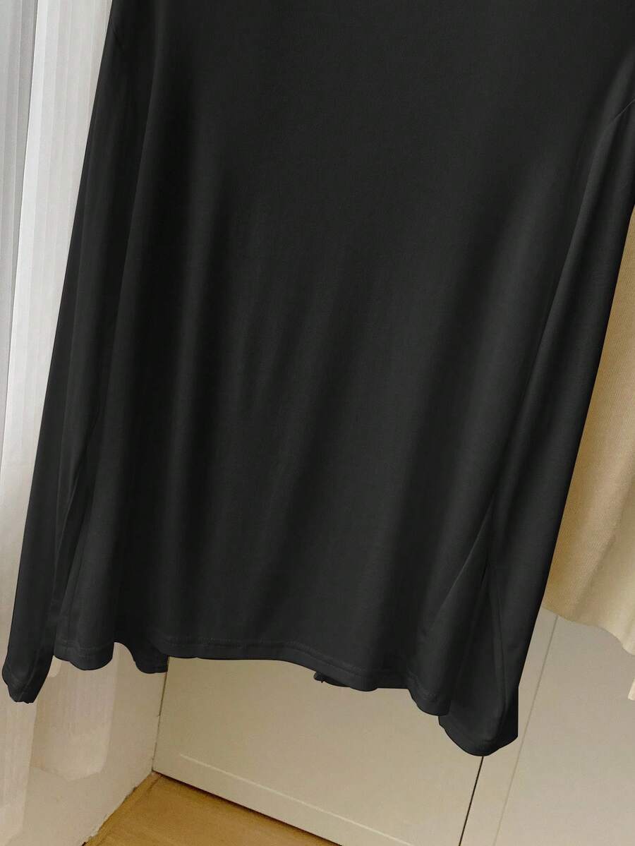 SHEIN جاكيت أسود خفيف الوزن