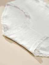 SHEIN طقم 3 قطع سروال داخلي قطني متوسط الارتفاع