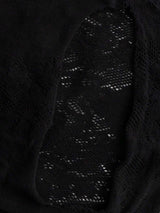 SHEIN ChaseTheNight فستان أسود ضيق بأكمام طويلة شبه شفاف