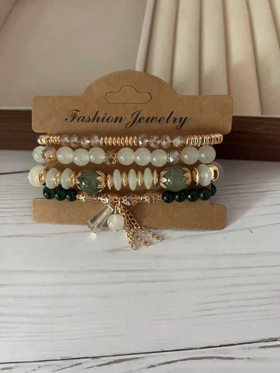 SHEIN سوار بوهيمي مع تعليقات فراشة وقارب ومرساة وفيل