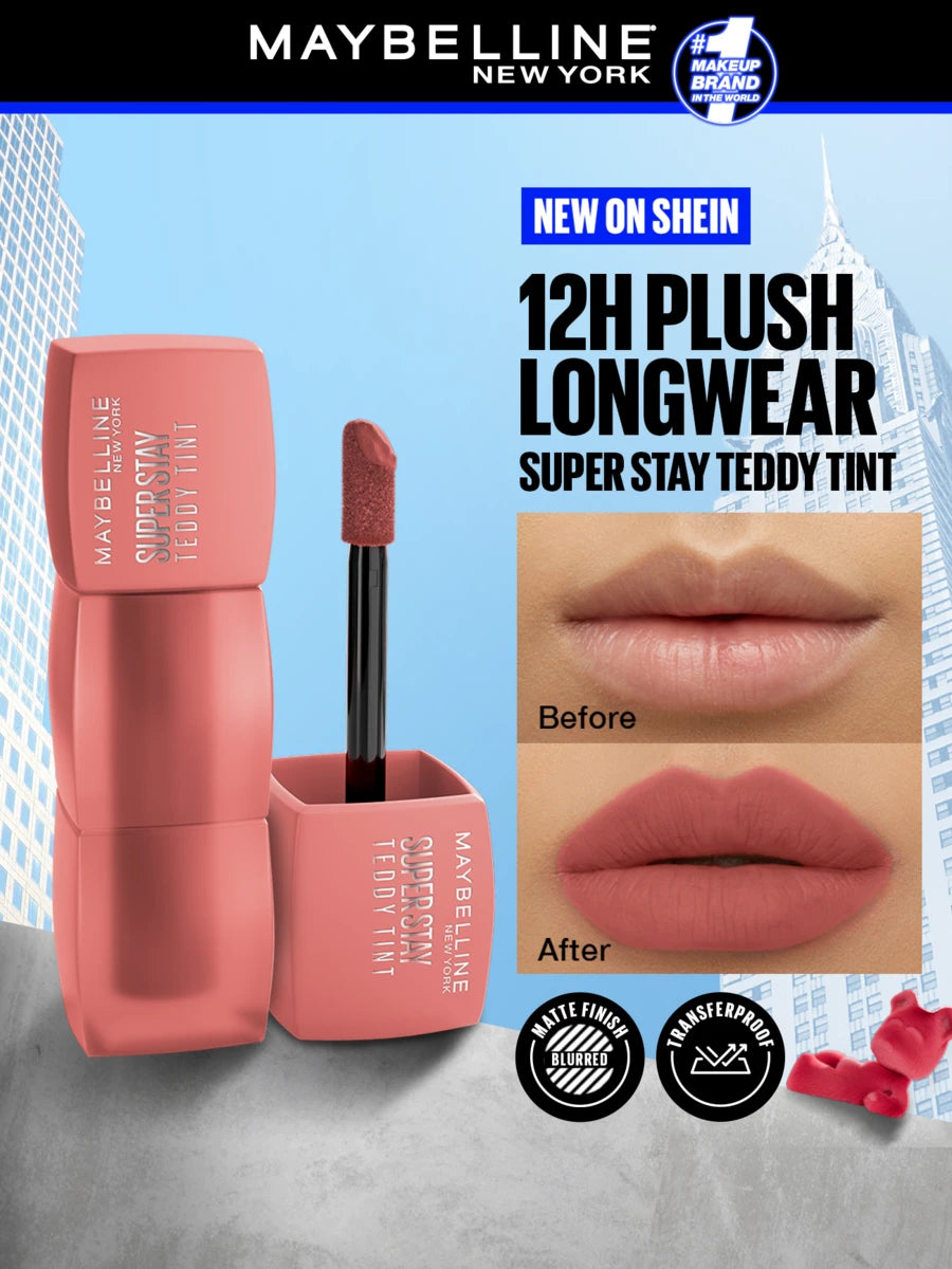 Maybelline سوبر ستاي تيدي تينت 15 سكيني ديب 5 مل أحمر شفاه مرطب