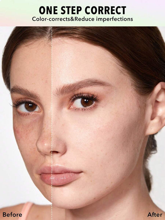 SHEGLAM برايمر 3 في 1 لتقليل المسام وتنعيم الخطوط وتصحيح اللون