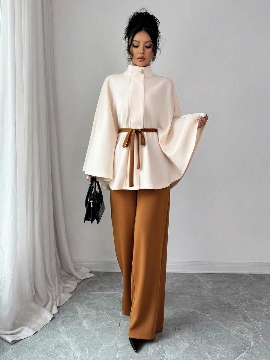 SHEIN Elenzga طقم نسائي محبوك أنيق من قطعتين