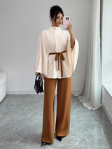 SHEIN Elenzga طقم نسائي محبوك أنيق من قطعتين