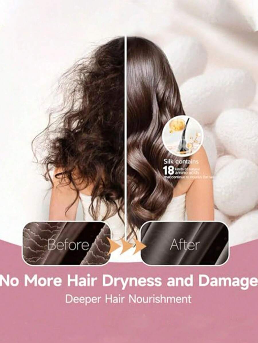 SHEIN قبعة نوم ساتان وحرير بحافة عريضة عالية الارتداد