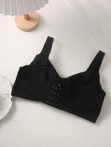 SHEIN طقم 2 حمالة صدر رياضية مريحة بدون سلك بلون سادة
