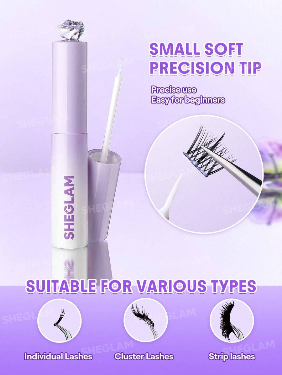 SHEGLAM Longwear Invisible Hold غراء رموش شفاف