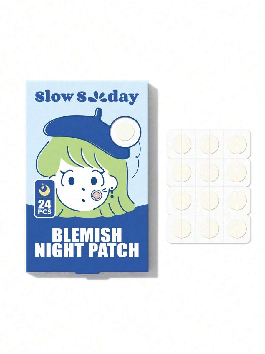 SHEIN SlowSunday لصقات لإخفاء العيوب 24 قطعة مقاومة للماء ومريحة