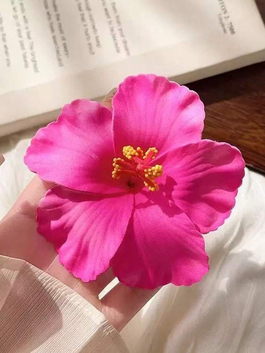 SHEIN مشابك شعر بشكل زهرة 5 قطع بألوان متعددة