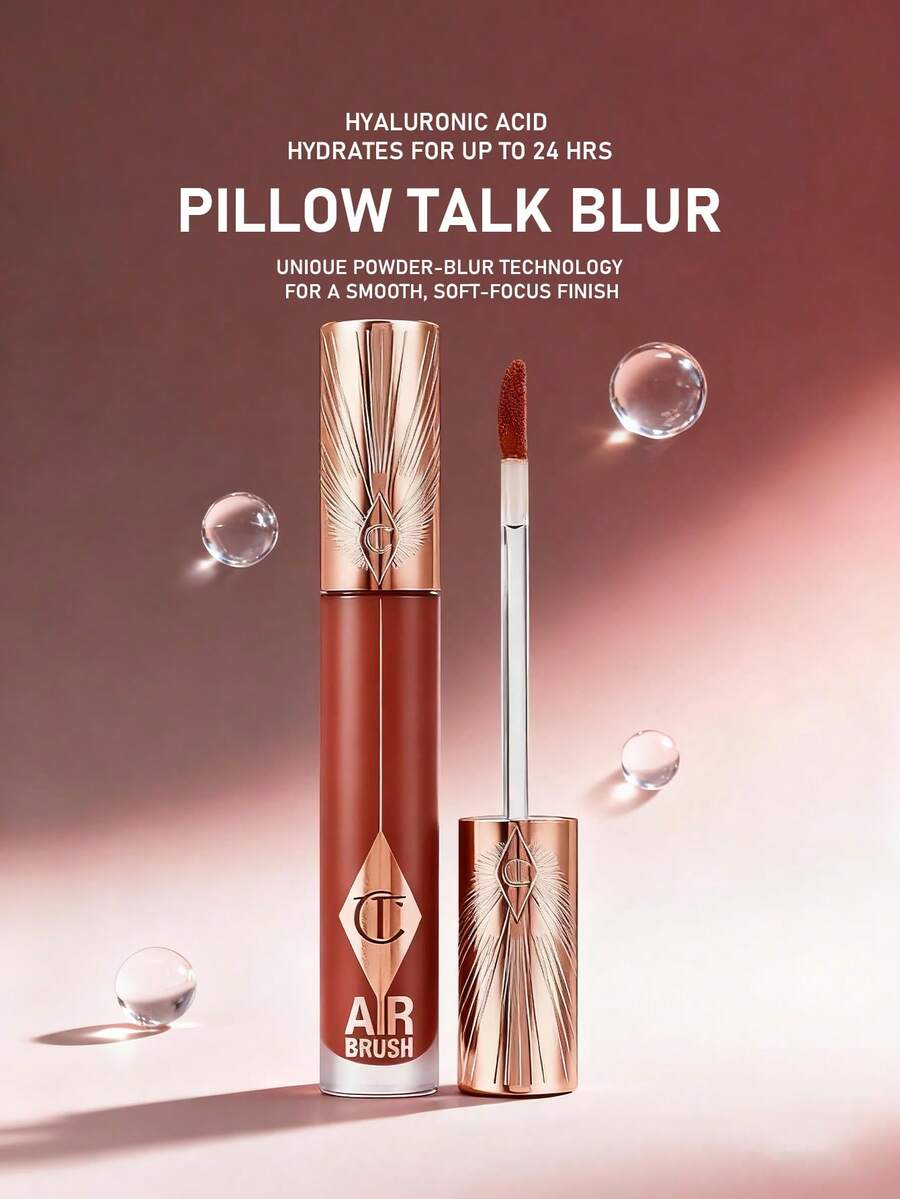 Charlotte Tilbury أيربراش ماتي ليب بلور سائل أحمر بلا خجل 6.8 مل