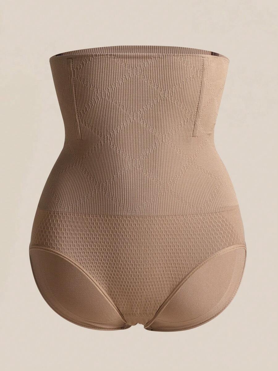 SHEIN شورت بخصر عالي بدون غرز مشد للبطن ورفع الأرداف