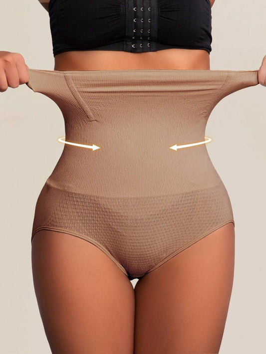 SHEIN شورت بخصر عالي بدون غرز مشد للبطن ورفع الأرداف