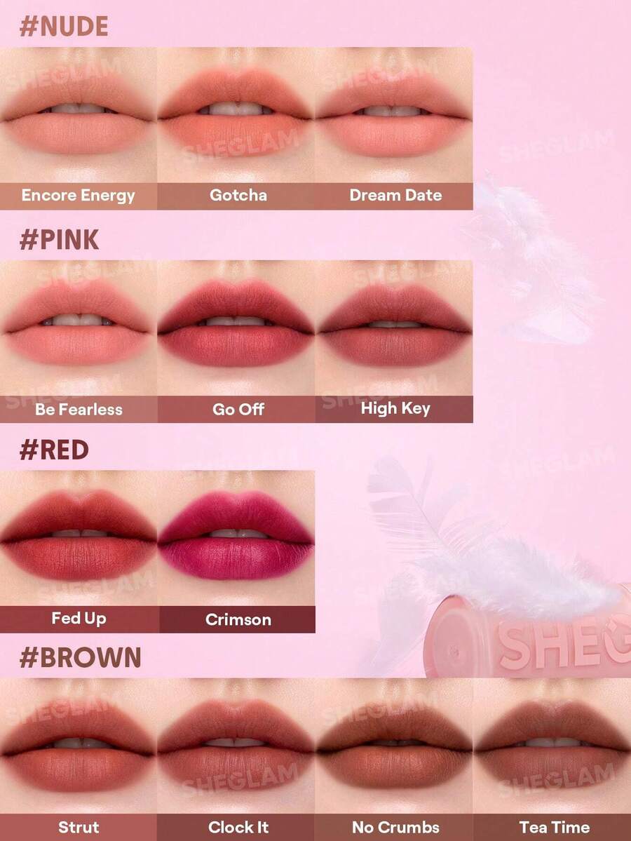 SHEGLAM Lip Veil أحمر شفاه خفيف