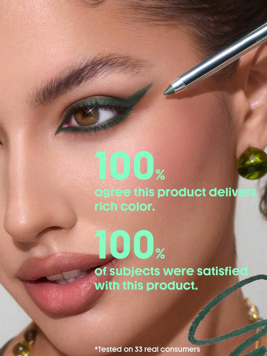 SHEGLAM Boldline Metallic Green  محدد عيون جل طويل الأمد