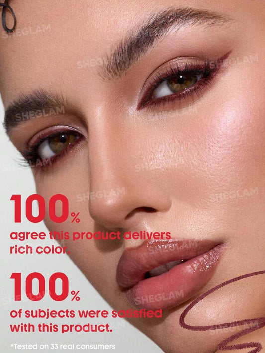 SHEGLAM Boldline Burgundy محدد عيون جل طويل الأمد بلون