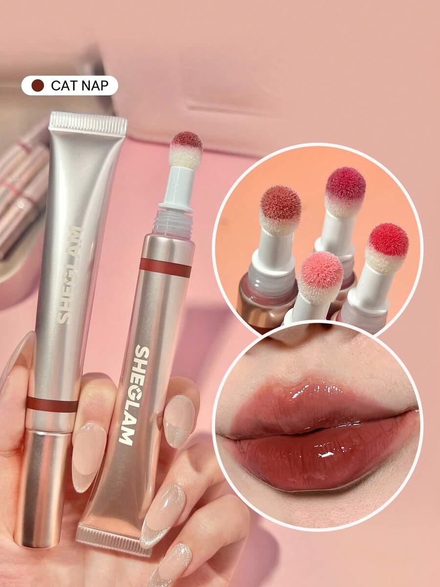 SHEGLAM Pout Cat Nap ملمّع شفاه بتركيبة خفيفة تعطي لمعة طبيعية