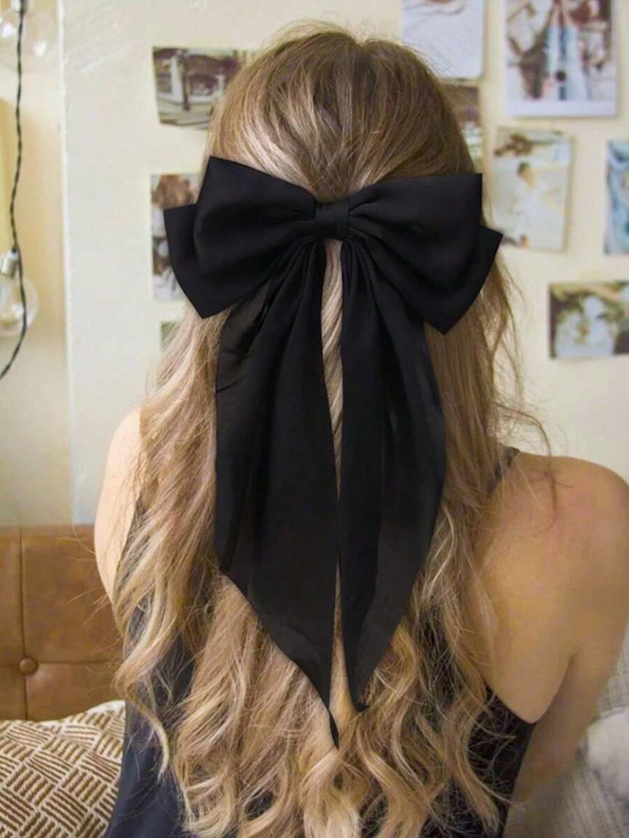 SHEIN فيونكات شعر كبيرة من الساتان