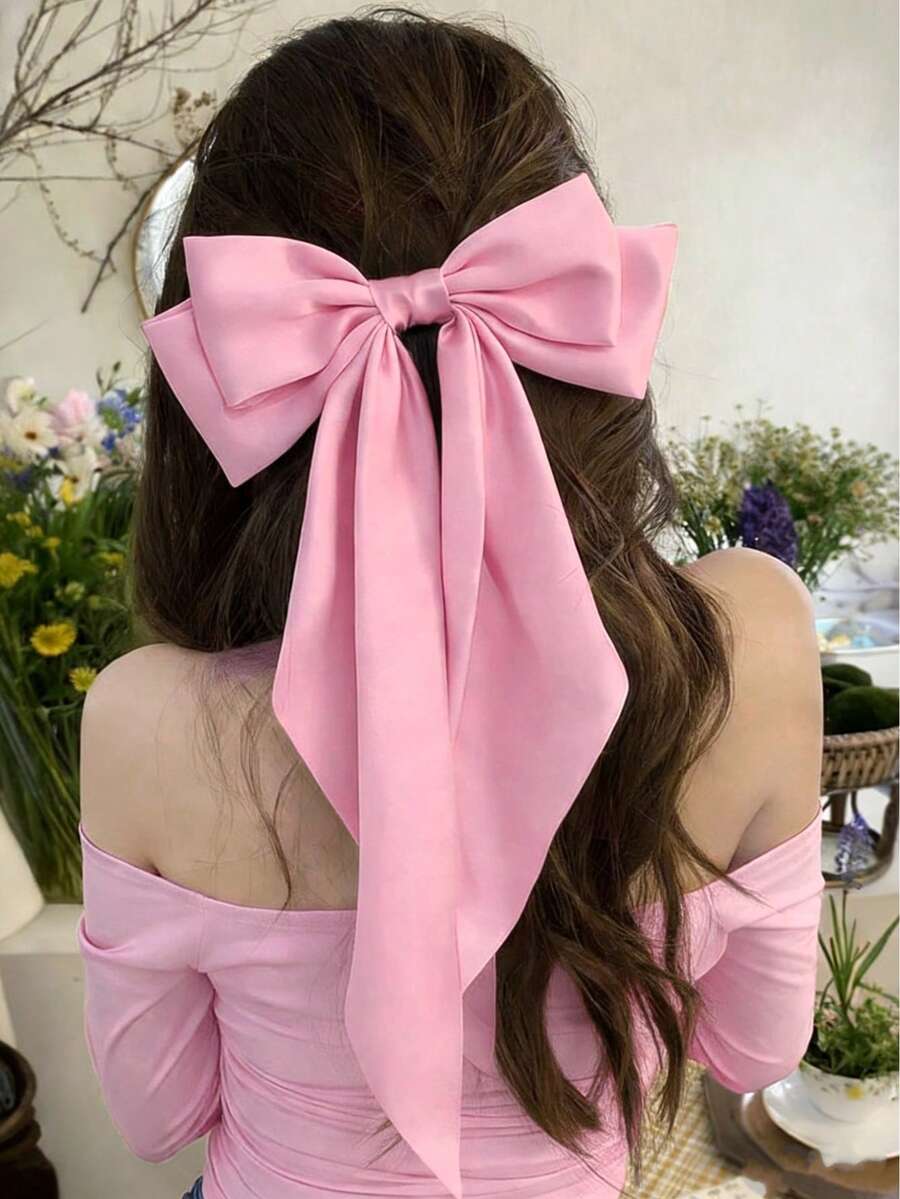 SHEIN فيونكات شعر كبيرة من الساتان