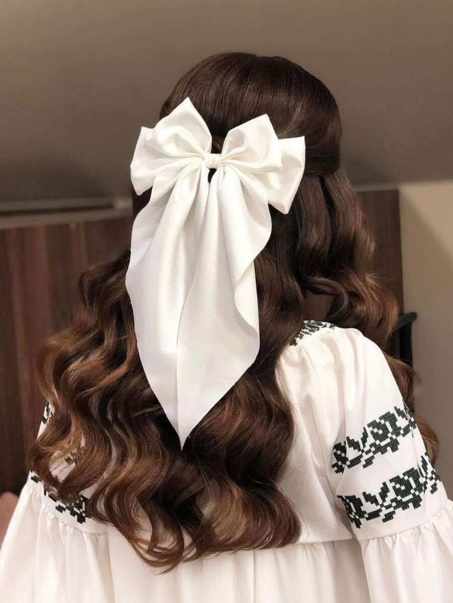 SHEIN فيونكات شعر كبيرة من الساتان