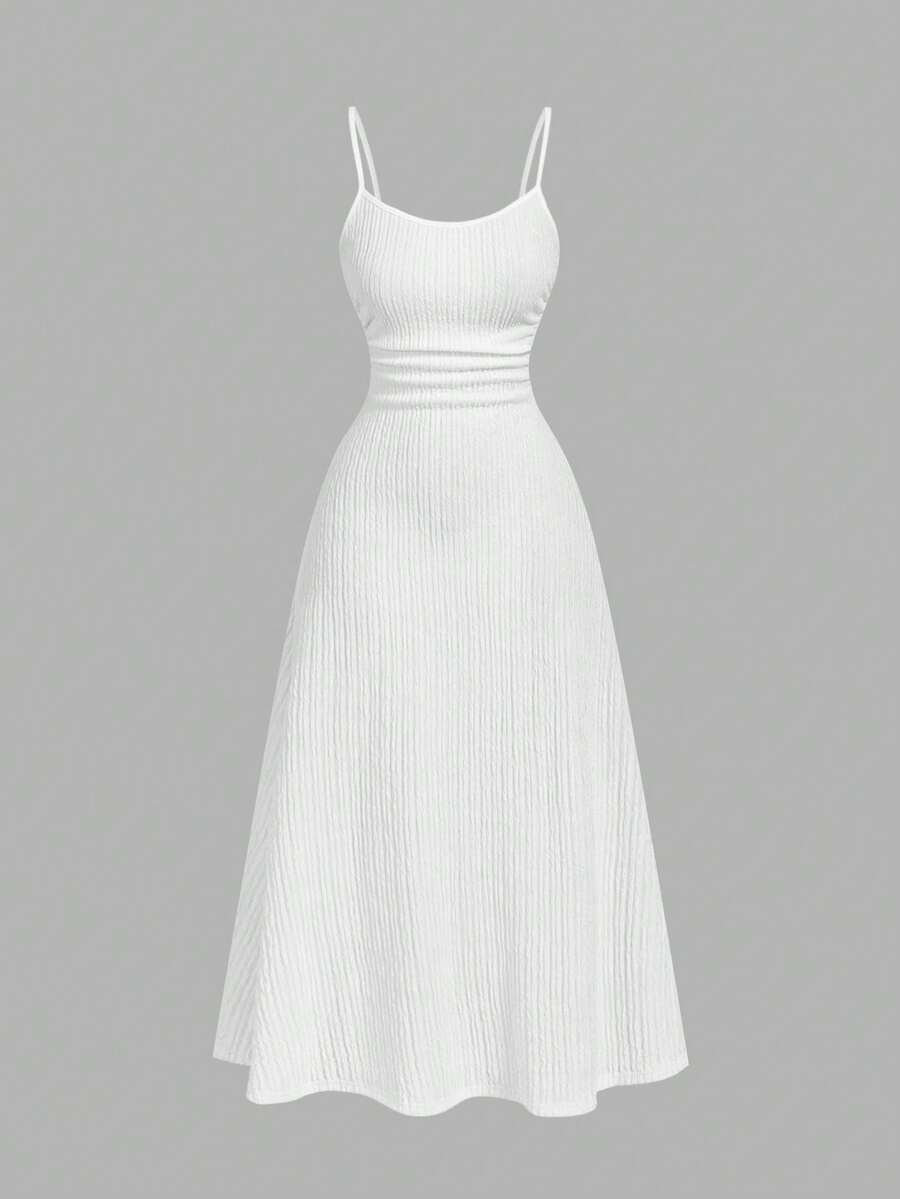 SHEIN MOD فستان أبيض رومانسي