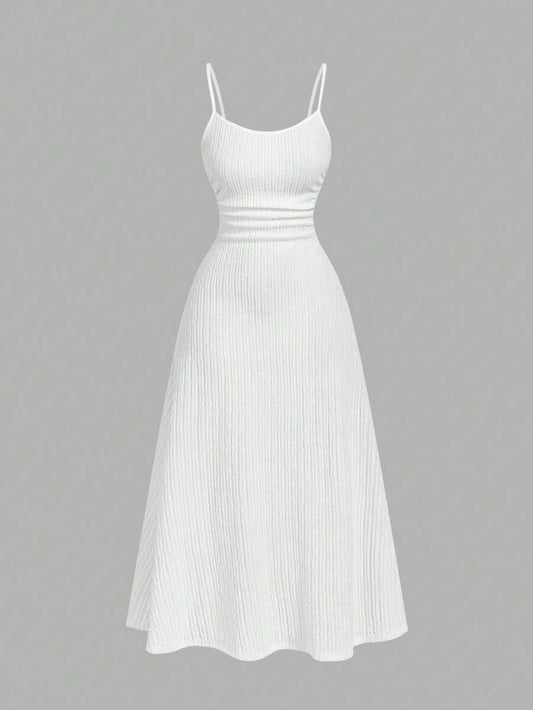 SHEIN MOD فستان أبيض رومانسي