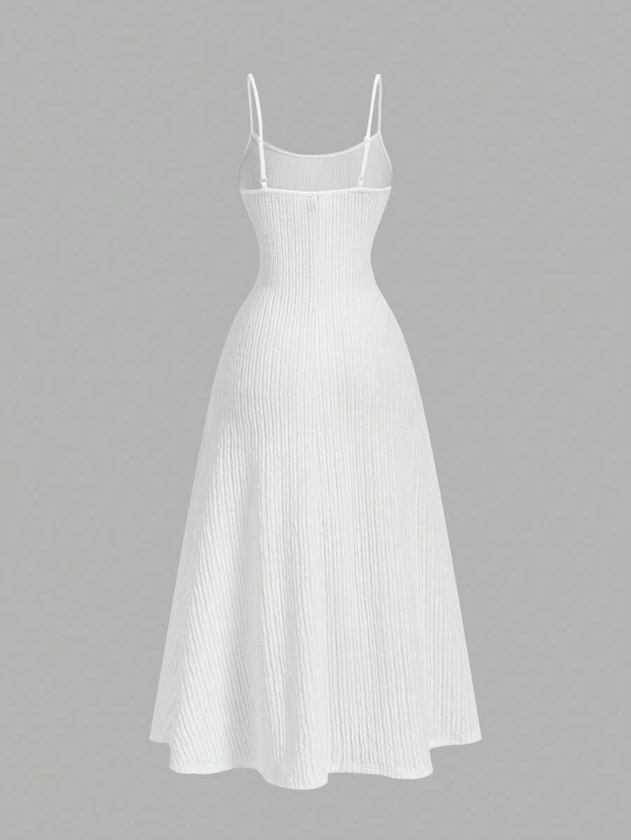 SHEIN MOD فستان أبيض رومانسي