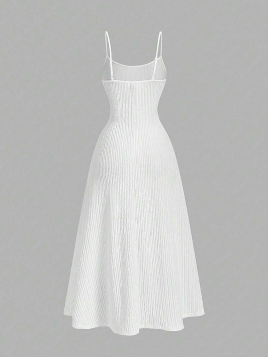 SHEIN MOD فستان أبيض رومانسي