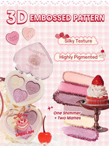 SHEGLAM Sweetheart Collection Berry Besties Raspberry Tart ثلاثي ألوان