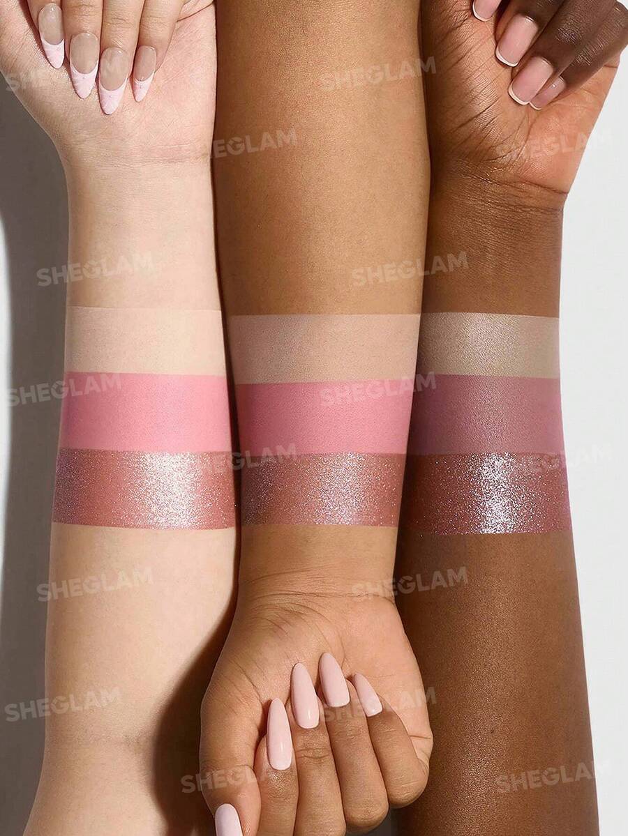 SHEGLAM Sweetheart Collection Berry Besties Raspberry Tart  ثلاثي ألوان