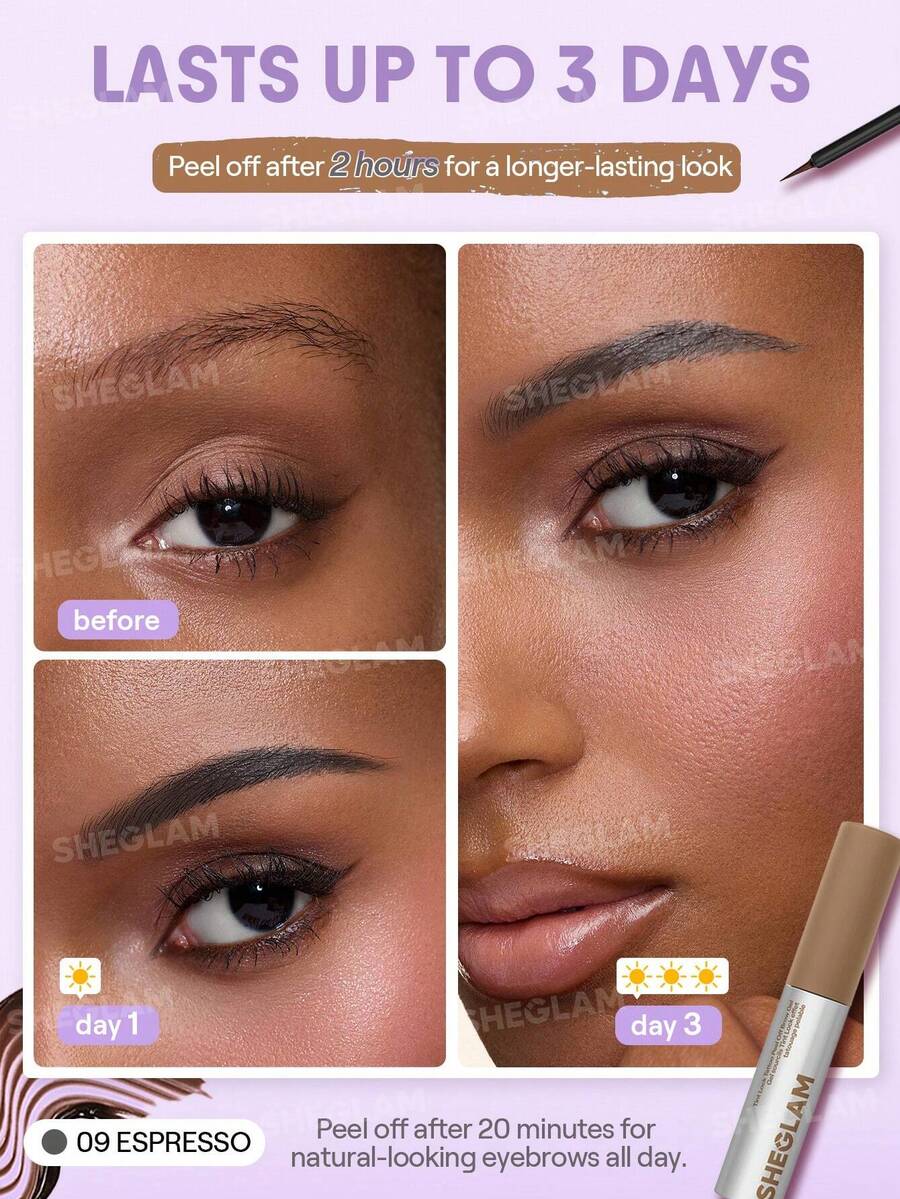 SHEGLAM Tint Lock Tattoo جل حواجب قابل للتقشير