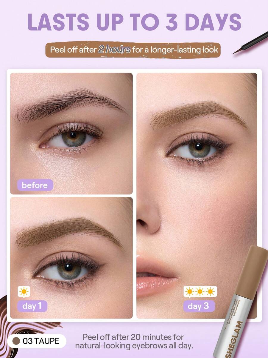 SHEGLAM Tint Lock Tattoo جل حواجب قابل للتقشير