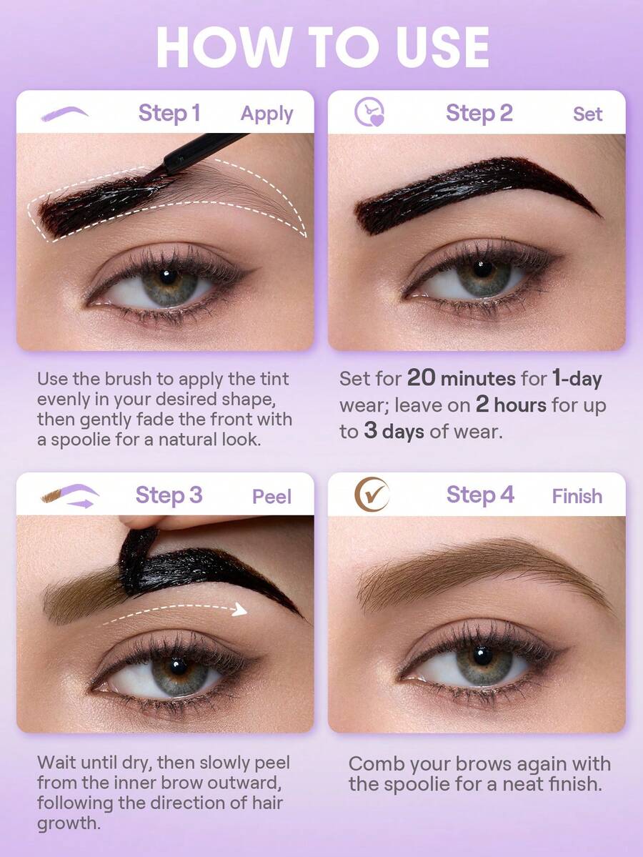 SHEGLAM Tint Lock Tattoo جل حواجب قابل للتقشير