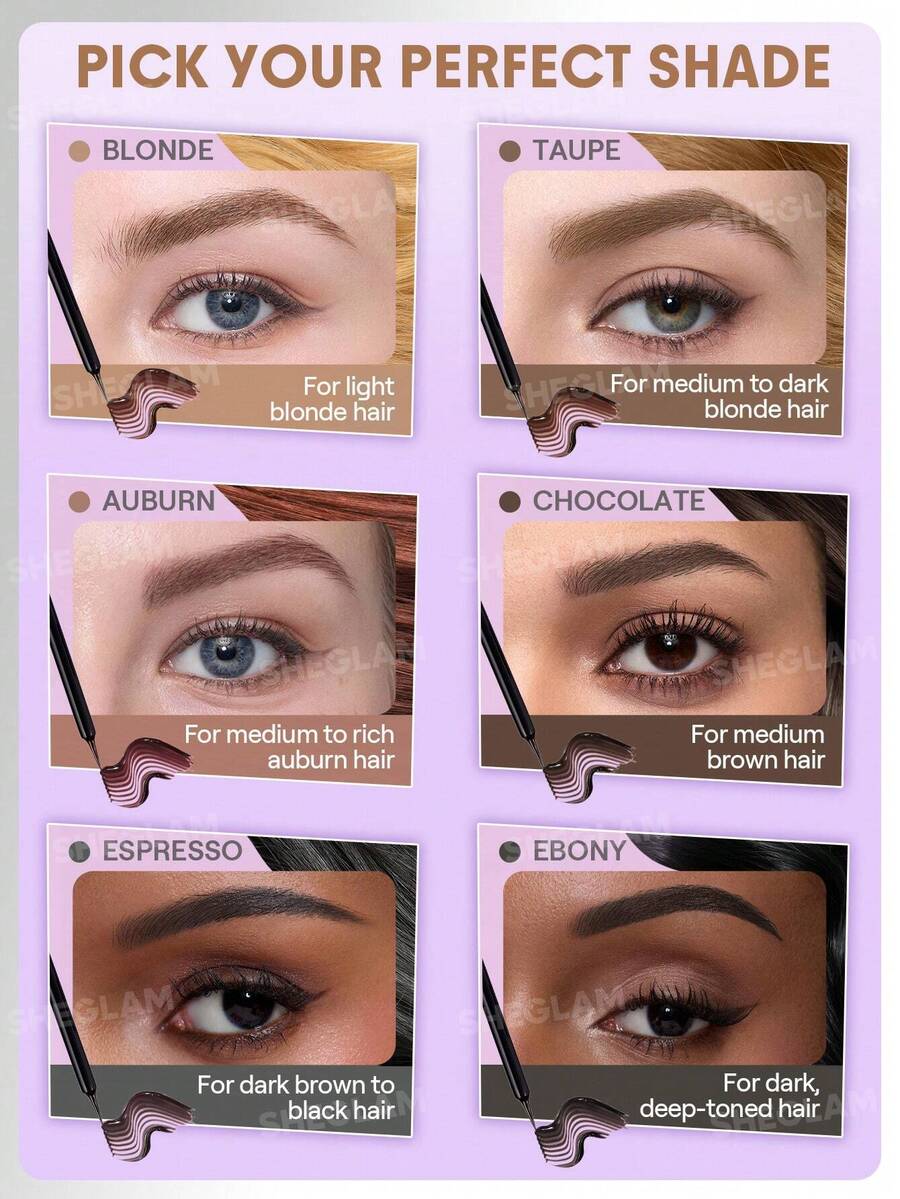 SHEGLAM Tint Lock Tattoo جل حواجب قابل للتقشير