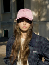 SHEIN Hatastic قبعة بيسبول بتصميم عقدة فراشة